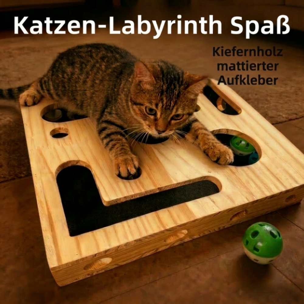 ClawBox Play-Katzen-Kratz box mit Glockenball