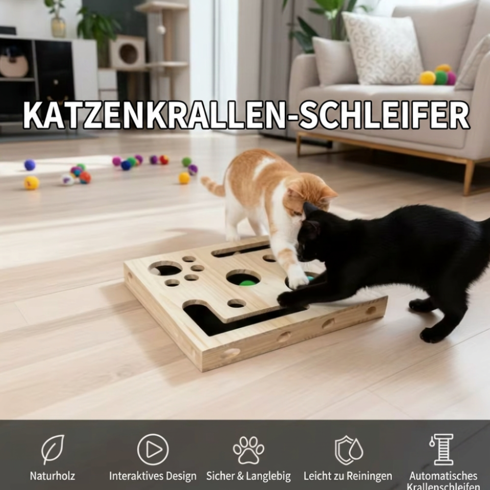 ClawBox Play-Katzen-Kratz box mit Glockenball