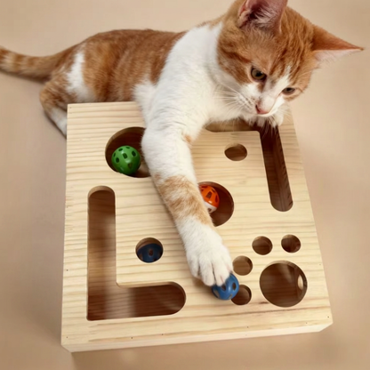 ClawBox Play-Katzen-Kratz box mit Glockenball