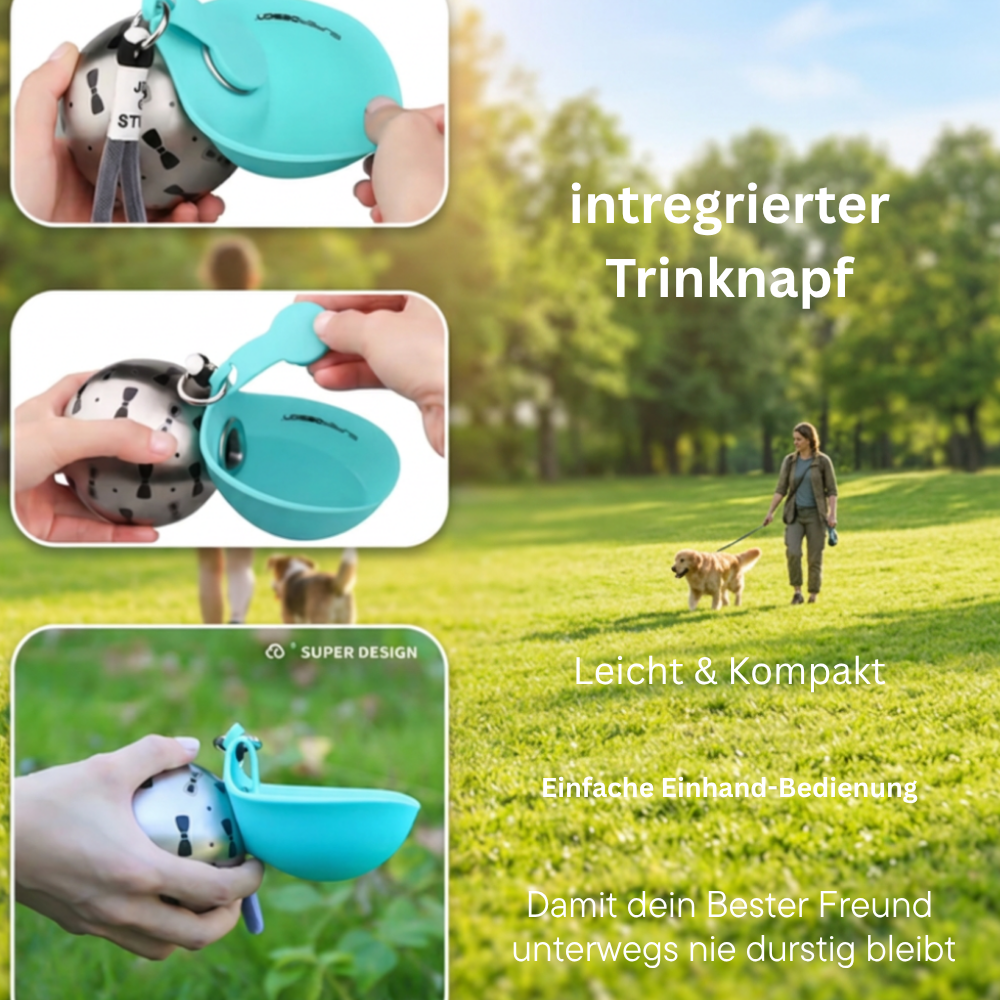 HydroPaw Go-Wasserflasche für kleine Hunde