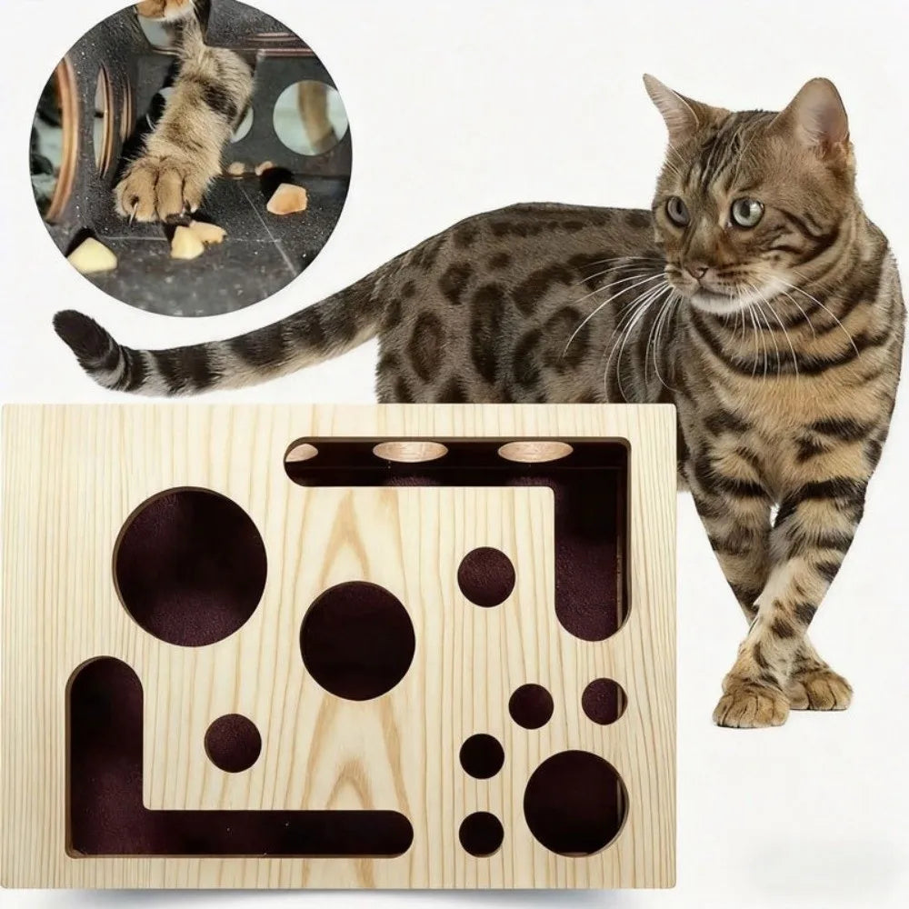 ClawBox Play-Katzen-Kratz box mit Glockenball